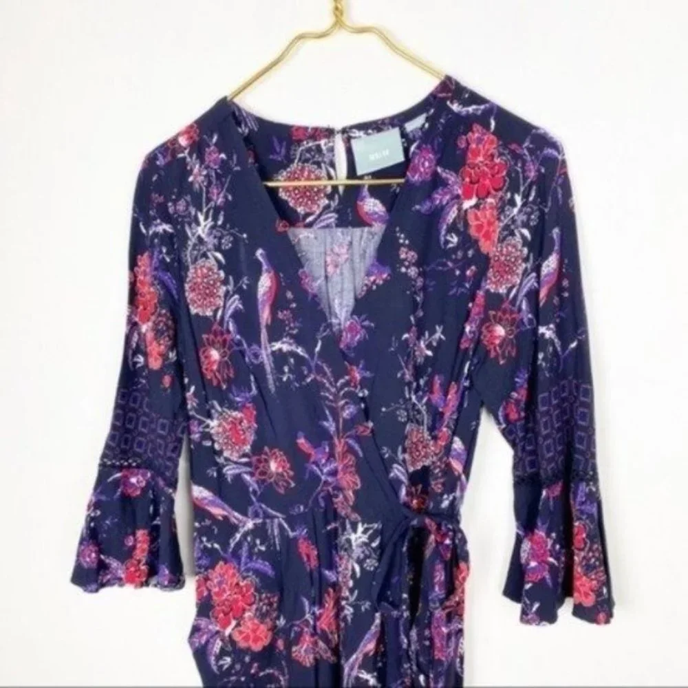 Anthropologie Maeve Espoir Bell Sleeve Jumpsuit - Picture 5 of 10